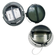 Laden Sie das Bild in den Galerie-Viewer, Trailer Document Holder with Wire Attached Cover for Truck, ABS Plastic Document Holder Kit, Trailer Registration Card Holder, Opaque Gray