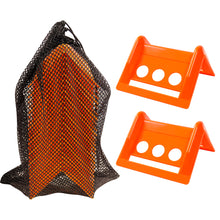 Laden Sie das Bild in den Galerie-Viewer, 24 Pack Flatbed Edge Protectors with Carrying Case 4" Winch Ratchet Straps Plastic for Flatbed Cargo Load Truck Shipping Containers