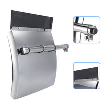 Load image into Gallery viewer, Quarter Fenders Set with Tube 24" x 24"/27“, Deluxe Stainless Steel, Triangle Bracket and Mounting Hardware Included, Right Left, Fit for Semi Truck