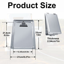 Laden Sie das Bild in den Galerie-Viewer, Truck and Trailer Aluminum Manifest Box Holder with Stainless Steel Hinges and Latch Waterproof Document Holder Kit for Truck and Trailer