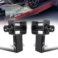 Laden Sie das Bild in den Galerie-Viewer, Heavy-Duty Trailer Stake Pocket Winch 5400 LBS with Anti-Loss Cord, Adjustable Stake Pocket Tie-Down Utility for Flatbed Trucks and Trailers, 4 Adjustable Holes, 4 Pack (Winch)