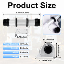 Laden Sie das Bild in den Galerie-Viewer, Trailer Document Holder Registration Card Box with End Caps Waterproof Aluminum 1-5/8" x 9-7/16" Tube Style for Truck and Trailer