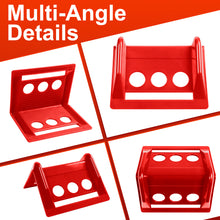 Cargar imagen en el visor de la galería, 24 Pack Flatbed Edge Protectors with Carrying Case 4" Winch Ratchet Straps Plastic for Flatbed Cargo Load Truck Shipping Containers