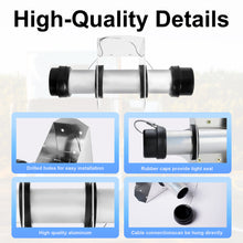 Laden Sie das Bild in den Galerie-Viewer, Trailer Document Holder Registration Card Box with End Caps Waterproof Aluminum 1-5/8" x 9-7/16" Tube Style for Truck and Trailer