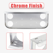 Laden Sie das Bild in den Galerie-Viewer, Tail Light Panel Stainless Steel with Four 4.51" Light Round Cutouts Rear Light Panel for Semi Truck
