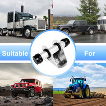 Laden Sie das Bild in den Galerie-Viewer, Trailer Document Holder Registration Card Box with End Caps Waterproof Aluminum 1-5/8" x 9-7/16" Tube Style for Truck and Trailer