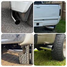 Laden Sie das Bild in den Galerie-Viewer, Diesel Exhaust Elbow Tip, 4" Inlet 5" Outlet/4" Inlet 6" Outlet/5'' Inlet 6" Outlet Exhaust Pipe Tip Elbow Side Exit Exhaust Tip, Heavy-Duty Steel Chromed Turndown Exhaust Tip for Pickup Trucks Cars