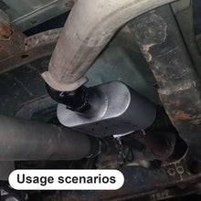 Load image into Gallery viewer, Universal Muffler Single Stainless Steel Performance Muffler for Cars Trucks, 2.25" Inlet/Outlet/2"Inlet/Outlet/2.5"Inlet/Outlet/3"Inlet/Outlet, Overall Length 13"