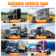 Laden Sie das Bild in den Galerie-Viewer, Stainless Steel Straight Spring Loaded Mud Flap Hanger Set 2-1/2" Bolt Spacing 30" Length for Semi Trucks, 2 Pcs, Silver