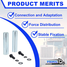 Laden Sie das Bild in den Galerie-Viewer, Steel Universal Quarter Fender Mount Post Fits for Semi Trucks, Pair 8" Semi Truck Fender Mount Posts