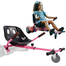 Load image into Gallery viewer, Hoverboard seat Attachment Go Kart fits 6.5”-10” hoverboards, Hover cart for Kids & Adults , Accessory for self Balancing Scooter