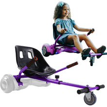 Load image into Gallery viewer, Hoverboard seat Attachment Go Kart fits 6.5”-10” hoverboards, Hover cart for Kids & Adults , Accessory for self Balancing Scooter