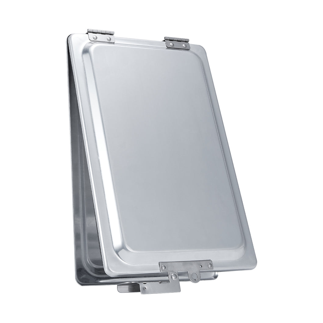 Truck and Trailer Aluminum Manifest Box Holder with Stainless Steel Hinges and Latch Waterproof Document Holder Kit for Truck and Trailer