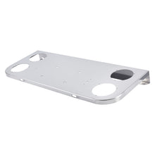 Load image into Gallery viewer, Tail Light Panel Stainless Steel with Four 4.51&quot; Light Round Cutouts Rear Light Panel for Semi Truck

