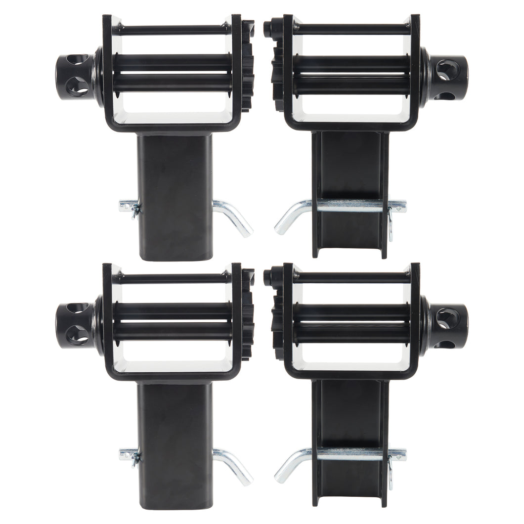 Heavy-Duty Trailer Stake Pocket Winch 5400 LBS with Anti-Loss Cord, Adjustable Stake Pocket Tie-Down Utility for Flatbed Trucks and Trailers, 4 Adjustable Holes, 4 Pack (Winch)