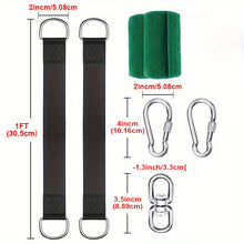 Load image into Gallery viewer, Extra Long Tree Swing Straps Holds, 1/2.5/5/8/10FT Tree Swing Hanging Kit with Tree Protector Perfect for Swings &amp; Hammocks, Easy Fast Installatio

