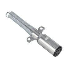 Cargar imagen en el visor de la galería, Round Trailer Connector with Cable Guard Zinc Die-Cast for Semi Truck Tractor Trailer
