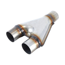 Cargar imagen en el visor de la galería, Exhaust Y Pipe, Universal Stainless Steel Y Pipe 10&quot; Long

