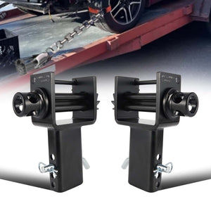 Heavy-Duty Trailer Stake Pocket Winch 5400 LBS with Anti-Loss Cord, Adjustable Stake Pocket Tie-Down Utility for Flatbed Trucks and Trailers, 4 Adjustable Holes, 4 Pack (Winch)