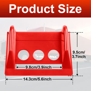 24 Pack Flatbed Edge Protectors with Carrying Case 4" Winch Ratchet Straps Plastic for Flatbed Cargo Load Truck Shipping Containers