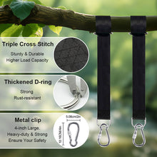 Load image into Gallery viewer, Extra Long Tree Swing Straps Holds, 5/8/10FT Tree Swing Hanging Kit with Tree Protector Perfect for Swings &amp; Hammocks, Easy Fast Installatio
