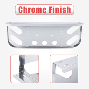 Tail Light Panel Stainless Steel with Four 4.2"x2.54" Light Ovals and Three 2.31" Light Round Cutouts Rear Light Panel for Semi Truck