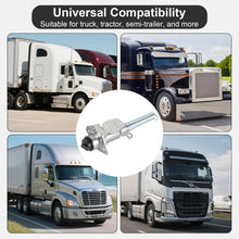 Load image into Gallery viewer, 7 Way Trailer Plug and 7 Pin Trailer Connector Socket Set, Heavy Duty 7 Pin Plug Round Trailer Connector with Cable Guard Zinc Die-Cast for Semi Truck Tractor Trailer
