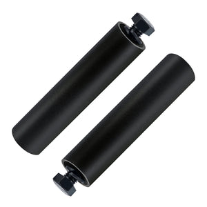 Steel Universal Quarter Fender Mount Post Fits for Semi Trucks, Pair 8" Semi Truck Fender Mount Posts, Black