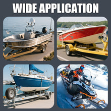 Load image into Gallery viewer, 1 Pair of Boat Trailer Guide L Shaped, 40&quot;-48&quot; Adjustable Design Trailer Guide Ons Galvanized Steel for Boat, Fishing Boat, Sailboat Trailer, Silver
