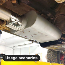 Laden Sie das Bild in den Galerie-Viewer, Universal Muffler Single 409 Stainless Steel Performance Muffler for Cars Trucks, 2.5&quot; Inlet/Outlet/3&quot; Inlet/Outlet, Overall Length 17&quot;
