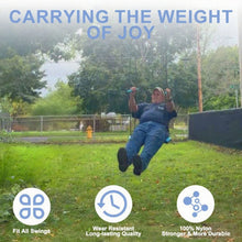 Load image into Gallery viewer, Extra Long Tree Swing Straps Holds, 5/8/10FT Tree Swing Hanging Kit with Tree Protector Perfect for Swings &amp; Hammocks, Easy Fast Installatio
