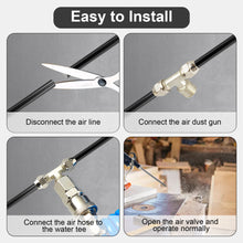 Load image into Gallery viewer, Air Blow Gun Kit, Heavy Duty Air Seat Blow Gun Kit for Semi Truck with 16ft Long Pneumatic Pu Hose, Blue
