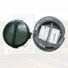 Load image into Gallery viewer, Trailer Document Holder with Wire Attached Cover for Truck, ABS Plastic Document Holder Kit, Trailer Registration Card Holder, Opaque Gray
