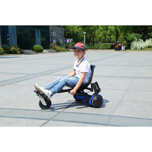 Load image into Gallery viewer, Hoverboard seat Attachment, Hoverboard go Kart for Adults &amp; Kids, Accessories to Transform Hoverboard into go cart, Hover carts for self Balancing Scooter with Off-Road tire and Shock Absorber
