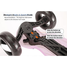 Cargar imagen en el visor de la galería, Kick Scooter for Kids with 3 Big Light Up Wheels, Lean to Steer, Adjustable Height, Wheel Scooter for Boys Girls Toddler
