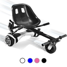 Load image into Gallery viewer, Hoverboard seat Attachment, Hoverboard go Kart for Adults &amp; Kids, Accessories to Transform Hoverboard into go cart, Hover carts for self Balancing Scooter with Off-Road tire and Shock Absorber
