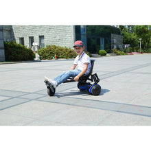 Load image into Gallery viewer, Hoverboard seat Attachment, Hoverboard go Kart for Adults &amp; Kids, Accessories to Transform Hoverboard into go cart, Hover carts for self Balancing Scooter with Off-Road tire and Shock Absorber
