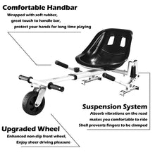 Load image into Gallery viewer, Hoverboard seat Attachment, Hoverboard go Kart for Adults &amp; Kids, Accessories to Transform Hoverboard into go cart, Hover carts for self Balancing Scooter with Off-Road tire and Shock Absorber
