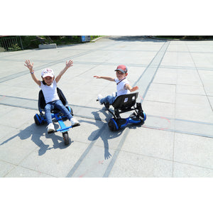 Hoverboard seat Attachment, Hoverboard go Kart for Adults & Kids, Accessories to Transform Hoverboard into go cart, Hover carts for self Balancing Scooter with Off-Road tire and Shock Absorber