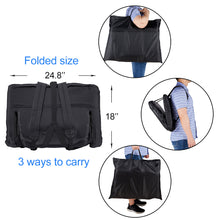 Load image into Gallery viewer, Stadium Seat for Bleacher &amp; Bench Portable Folding Chair with Padded Cushion Reclining Stadium Chair with Back Support, Shoulder Straps, Zipper Bag
