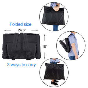 Stadium Seat for Bleacher & Bench Portable Folding Chair with Padded Cushion Reclining Stadium Chair with Back Support, Shoulder Straps, Zipper Bag