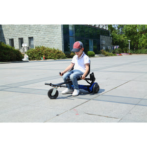 Hoverboard seat Attachment, Hoverboard go Kart for Adults & Kids, Accessories to Transform Hoverboard into go cart, Hover carts for self Balancing Scooter with Off-Road tire and Shock Absorber