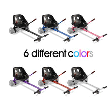 Load image into Gallery viewer, Hoverboard seat Attachment Go Kart fits 6.5”-10” hoverboards, Hover cart for Kids &amp; Adults , Accessory for self Balancing Scooter
