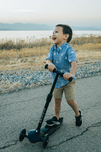 Hishine Kick Scooter for Kids with 3 Light up Wheels and Adjustable Height for 2-7 Years Old Ages Girls Boys Toddlers & Children,Lean to Steer, 3-Wheeled Scooters