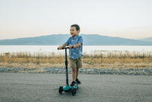 Load image into Gallery viewer, Hishine Kick Scooter for Kids with 3 Light up Wheels and Adjustable Height for 2-7 Years Old Ages Girls Boys Toddlers &amp; Children,Lean to Steer, 3-Wheeled Scooters
