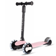 Cargar imagen en el visor de la galería, Kick Scooter for Kids with 3 Big Light Up Wheels, Lean to Steer, Adjustable Height, Wheel Scooter for Boys Girls Toddler
