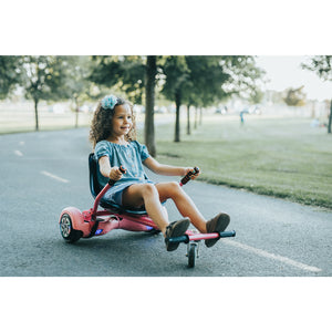 Hoverboard seat Attachment Go Kart fits 6.5”-10” hoverboards, Hover cart for Kids & Adults , Accessory for self Balancing Scooter