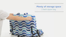 Load and play video in Gallery viewer, Stadium Seat for Bleacher &amp; Bench Portable Folding Chair with Padded Cushion Reclining Stadium Chair with Back Support, Shoulder Straps, Zipper Bag
