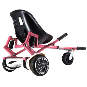 Hoverboard seat Attachment, Hoverboard go Kart for Adults & Kids, Accessories to Transform Hoverboard into go cart, Hover carts for self Balancing Scooter with Off-Road tire and Shock Absorber