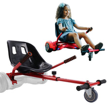 Load image into Gallery viewer, Hoverboard seat Attachment Go Kart fits 6.5”-10” hoverboards, Hover cart for Kids &amp; Adults , Accessory for self Balancing Scooter
